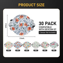 ANGTICS Dexcom G7 overpatch waterproof design for workouts and showers.