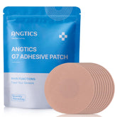 Parche adhesivo ANGTICS para Dexcom G7, resistente al agua, protege el sensor durante ejercicio.