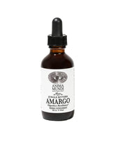 Anima Mundi Amargo Digestive Bitters bottle showing herbal blend and digestive support.