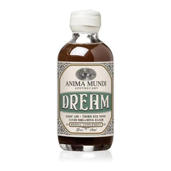 Anima Mundi Lucid Dream Elixir bottle showing the calming nighttime product