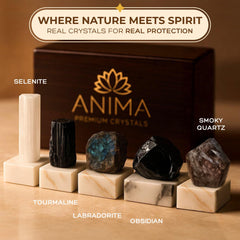 Anima Protection Crystals Tourmaline Grounding supports calm, centered energy.