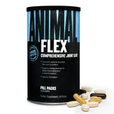 Animal Flex bottle showing glucosamine and chondroitin for joint support and mobility
