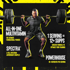 Animal Pak Spectra blend graphic highlighting natural ingredient spectrum