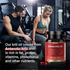Anisx Antarctic Krill Oil softgels pack, easy to swallow daily supplement