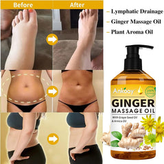 ANKOOY lavender massage oil bottle designed to promote relaxation and aromatic massage.