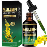 ANKUY Mullein Drops bottle label shows natural, chemical-free lung support.