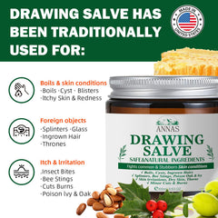ANNAS Drawing Salve for splinters, assisting gentle removal and skin comfort