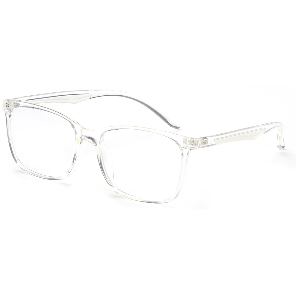 ANRRI blue light glasses with clear frame, front view for work and study