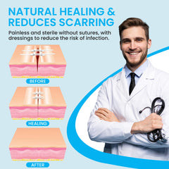 Antaly emergency butterfly bandages kit ready for outdoor wound care