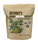 Anthony's hemp protein powder bottle ready for a smoothie boost.