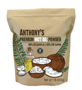 Anthony's Premium MCT Oil Powder bottle ready for daily keto use