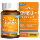 Anven Health 60 Billion probiotic bottle promotes daily gut balance