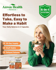 Anven Health vitamin D3 and B6 capsules promote bone and energy support