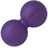 ANVICTOX peanut massage ball front view showing dual textures for deep-tissue relief.