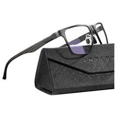 ANYLUV blue light blocking glasses for men, front view, reduces eye strain.
