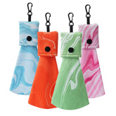 Anywind colorful glasses cloth on a keychain ready for on-the-go cleaning