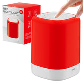 Anzqul red light therapy sleep lamp at 670nm for calmer evenings.