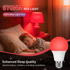 Aogled 670nm wavelength highlights soothing ambience for bedtime routine