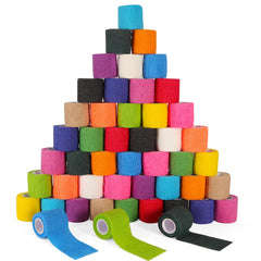 AOITMZAY 48-pack bandage wrap packaging shows resealable design for easy storage.