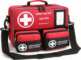 Aoldersson 520-piece first aid kit open with supplies ready for emergencies