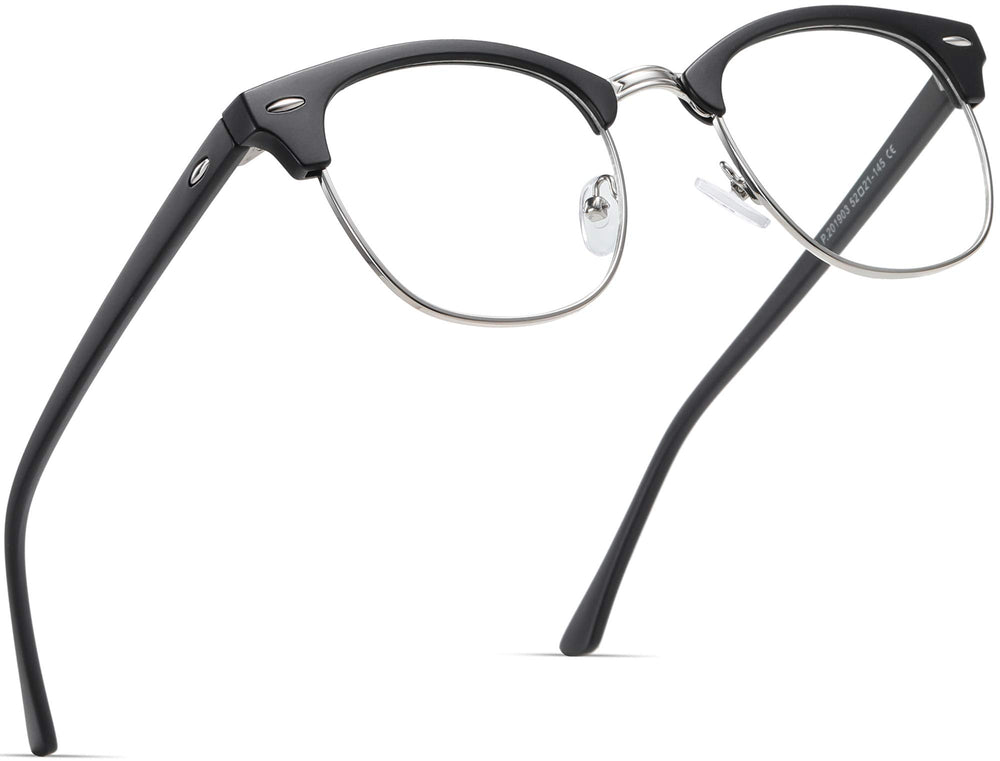 AOMASTE blue light blocking glasses front view reduce eye strain during screen time