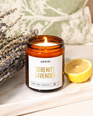 AOOVOO Sage candle in gold foil jar refreshes spaces