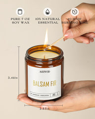 AOOVOO cinnamon & apple candle jar for festive moments