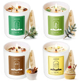 AOOVOO Cedarwood Forest candle creates warm winter ambience