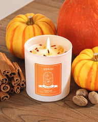 AOOVOO pumpkin fragrance close-up showing ginger, cinnamon, vanilla notes