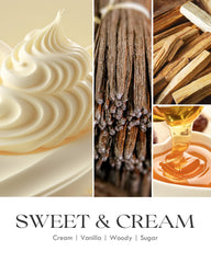 AOOVOO Vanilla Cream Candle gift-ready amber jar elevates any decor.