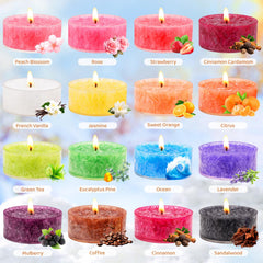AOTOIE velas aromáticas variadas para ambientación cotidiana.