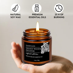 Aottom Candles Oriental Sandalwood jar adds luxurious evenings