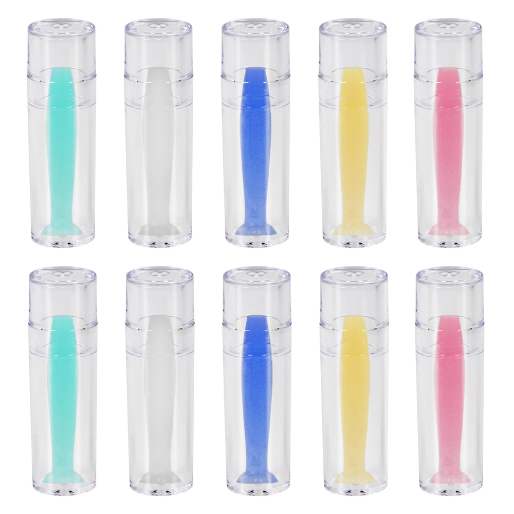 Aoutrow hard lens remover packaging shows 10 colorful pieces for convenient storage.