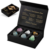 Aovila Pisces crystals gift set box front with zodiac icon and positive energy
