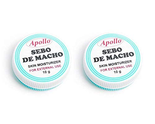 Apollo-PHILUSA Sebo de Macho two-pack, 10g front view, compact hydration for daily use
