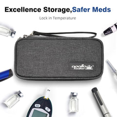 Apollo Walker insulin cooler thermal liner blocks heat during flights