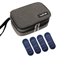 Apollo Walker insulin cooler travel case with compact on-the-go storage.