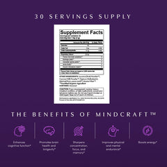 Apothekary Mindcraft dropper dispense enables convenient daily dosing.