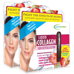 Applied Nutrition Liquid Collagen Skin Revitalization pour demonstrates easy daily skin support