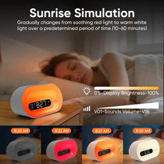 APUZOM dimmable bedside lamp offers adjustable brightness for reading