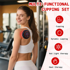 APXPF cupping kit used on arms for precise massage support.