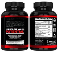 TestoBoost label close-up emphasizing zinc and minerals for vitality.