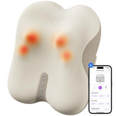 arboleaf back massager, 4-node kneading for seated deep relief