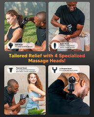 arboleaf compact massager with heat for on-the-go muscle warm-ups
