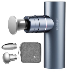 arboleaf massage gun with deep tissue metal head and case for travel relief