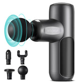 arboleaf Mini Massage Gun targets back relief with deep percussion.