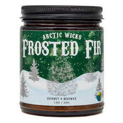 Arctic Wicks candle with clean, non-toxic fragrance oils for a subtle aroma.