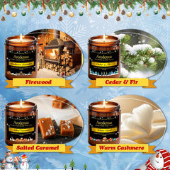 Aredenua Winter Candles Salted Caramel Jar offers warm sweetness for cozy kitchens.