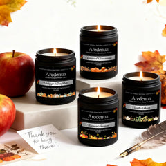 Aredenua Vintage Pumpkin candle evokes festive memories in dining rooms