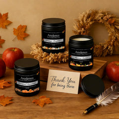 Aredenua Winter Holiday Candles Set Vanilla Bean fragrance enhances cozy kitchen moments